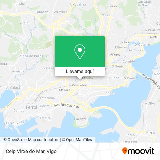 Mapa Ceip Virxe do Mar
