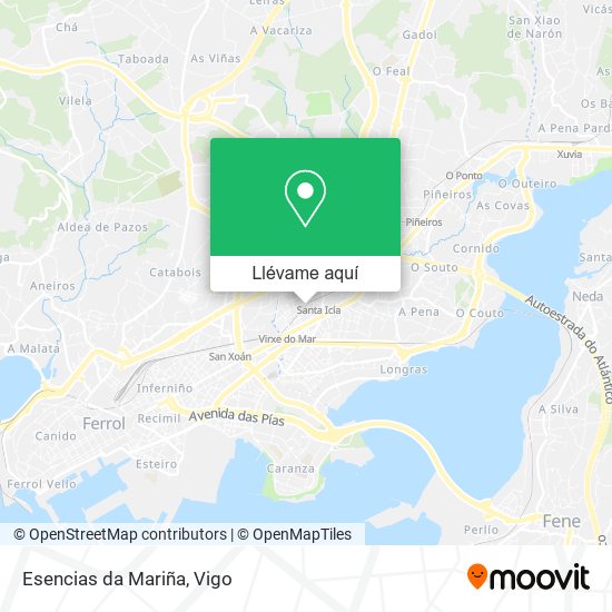Mapa Esencias da Mariña