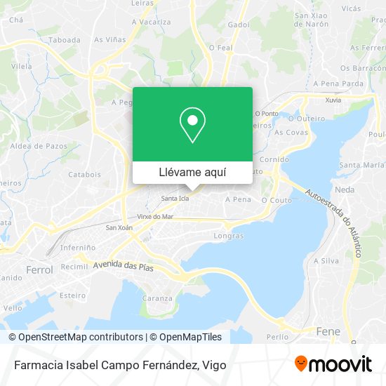 Mapa Farmacia Isabel Campo Fernández