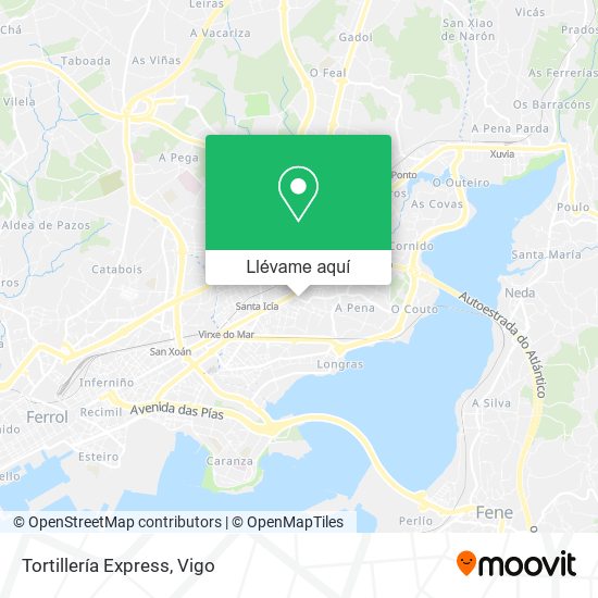 Mapa Tortillería Express