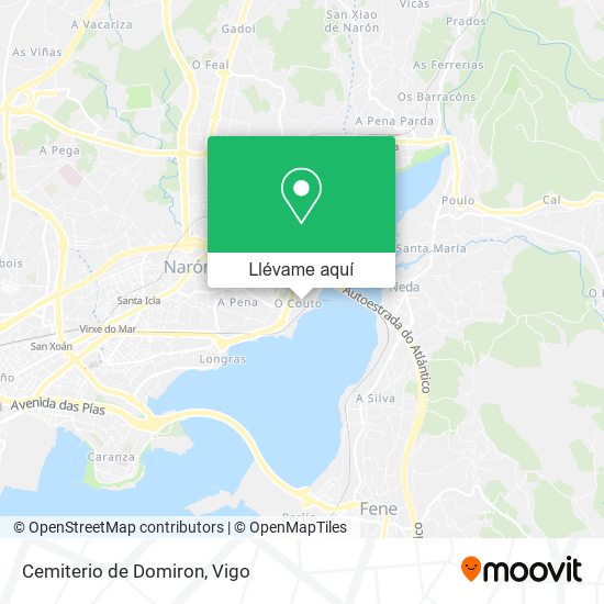 Mapa Cemiterio de Domiron
