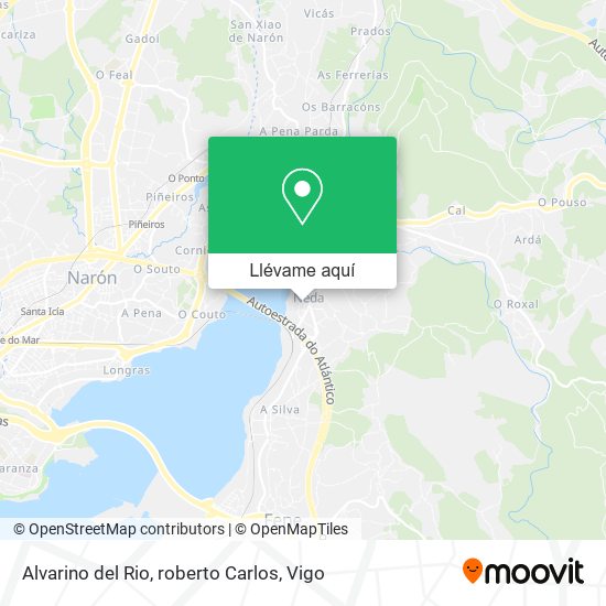 Mapa Alvarino del Rio, roberto Carlos