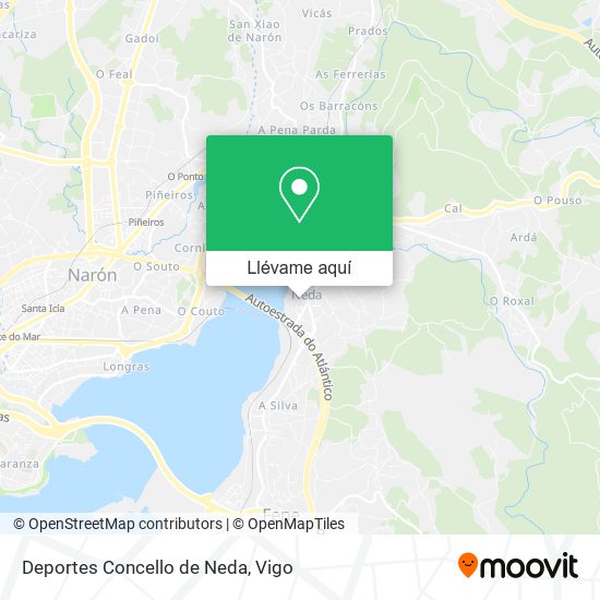 Mapa Deportes Concello de Neda