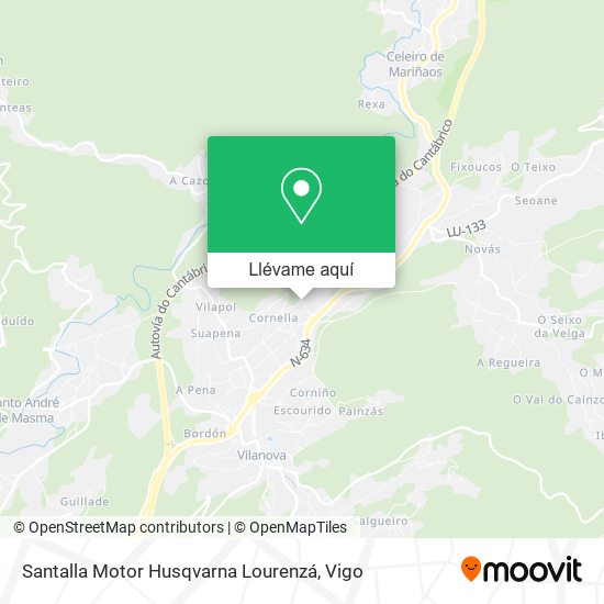 Mapa Santalla Motor Husqvarna Lourenzá