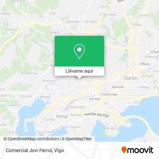 Mapa Comercial Jovi Ferrol