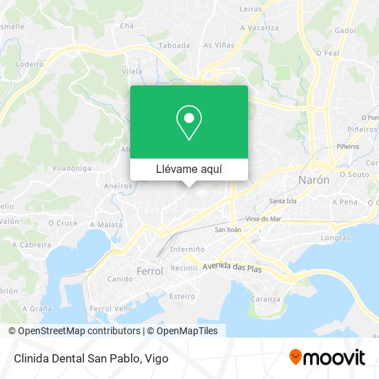 Mapa Clinida Dental San Pablo