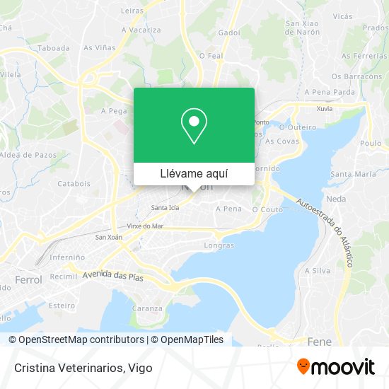 Mapa Cristina Veterinarios