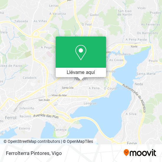 Mapa Ferrolterra Pintores