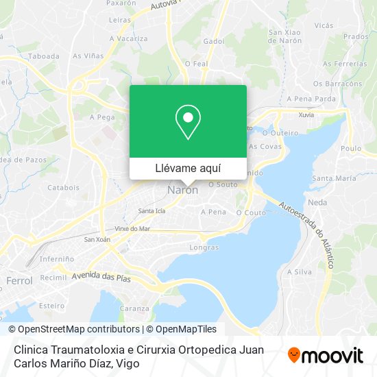 Mapa Clinica Traumatoloxia e Cirurxia Ortopedica Juan Carlos Mariño Díaz