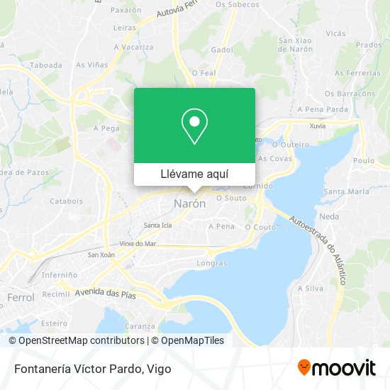 Mapa Fontanería Víctor Pardo