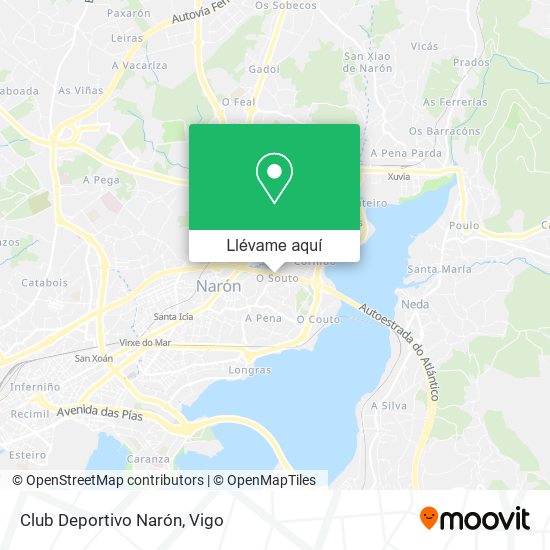 Mapa Club Deportivo Narón