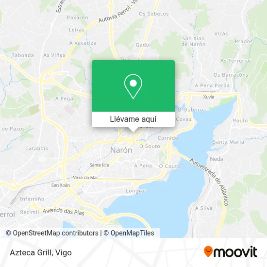 Mapa Azteca Grill