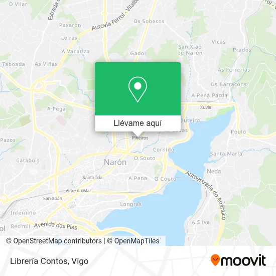 Mapa Librería Contos