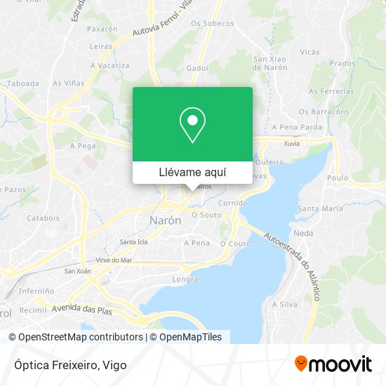 Mapa Óptica Freixeiro