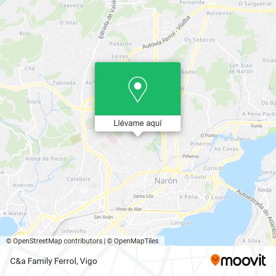 Mapa C&a Family Ferrol