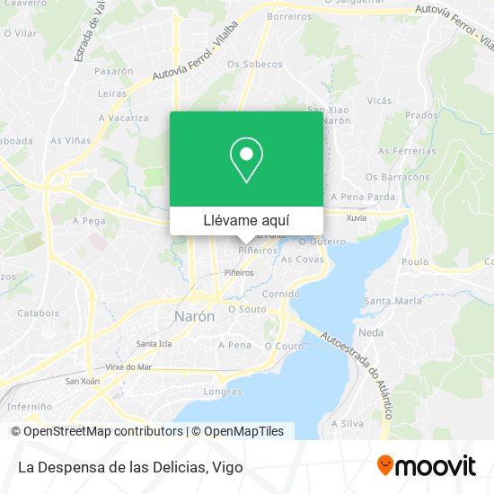 Mapa La Despensa de las Delicias