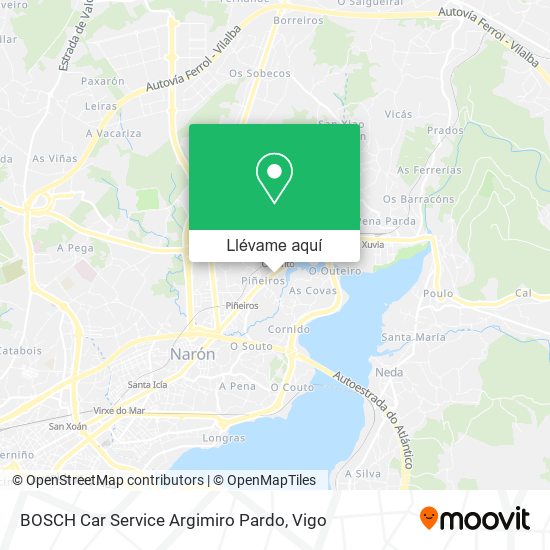 Mapa BOSCH Car Service Argimiro Pardo