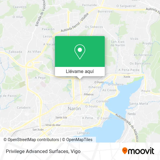 Mapa Privilege Advanced Surfaces