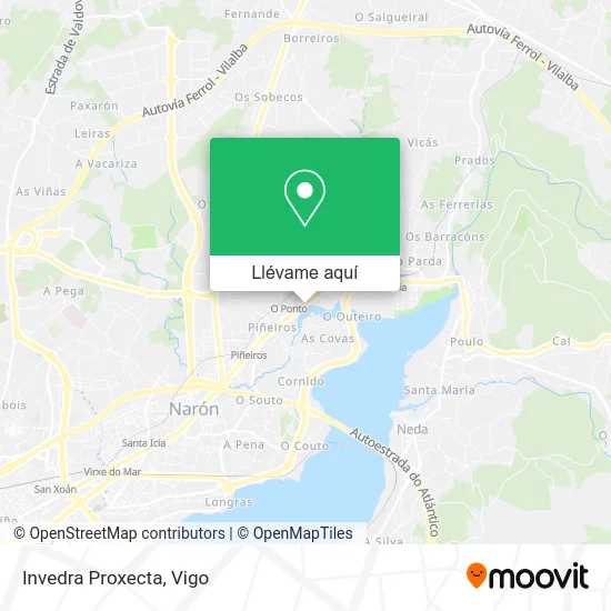 Mapa Invedra Proxecta