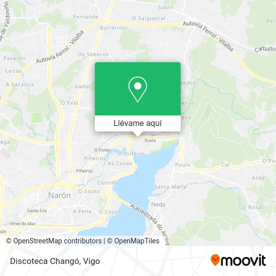 Mapa Discoteca Changó