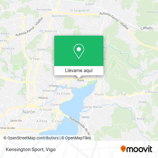 Mapa Kensington Sport