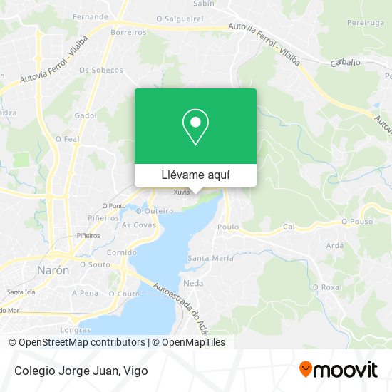Mapa Colegio Jorge Juan