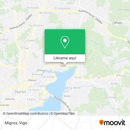 Mapa Migros