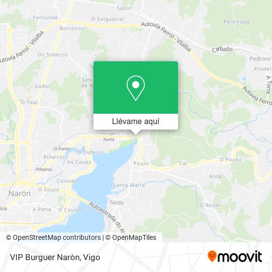 Mapa VIP Burguer Naròn