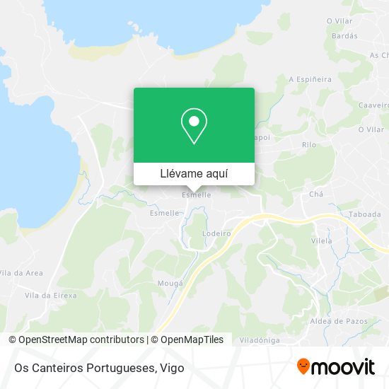 Mapa Os Canteiros Portugueses