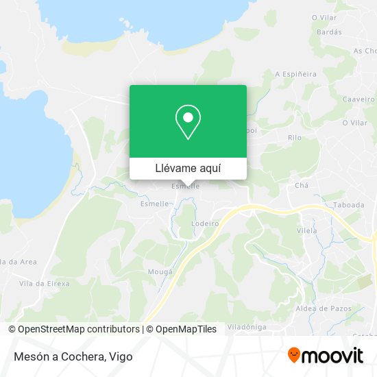 Mapa Mesón a Cochera