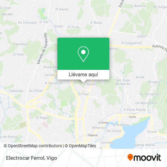 Mapa Electrocar Ferrol