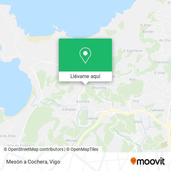 Mapa Mesón a Cochera