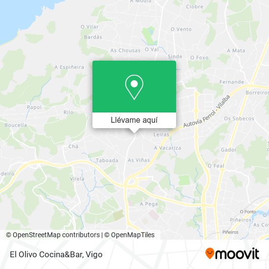 Mapa El Olivo Cocina&Bar