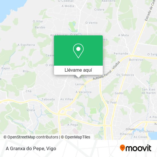 Mapa A Granxa do Pepe