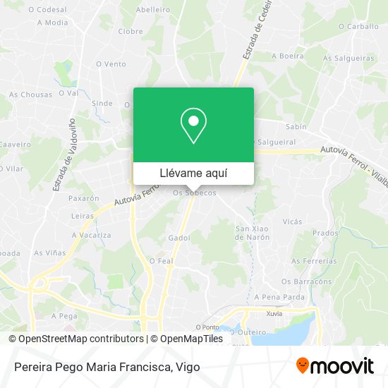 Mapa Pereira Pego Maria Francisca