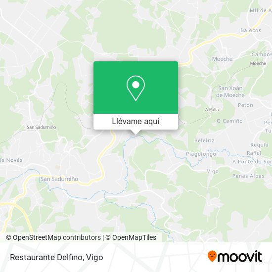 Mapa Restaurante Delfino