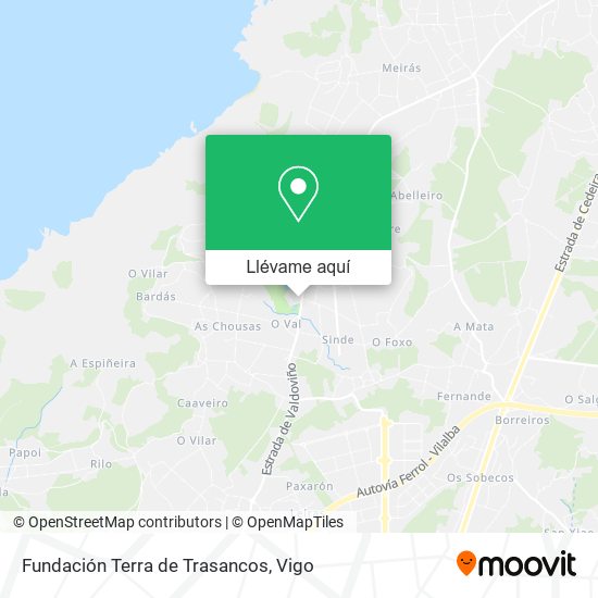 Mapa Fundación Terra de Trasancos