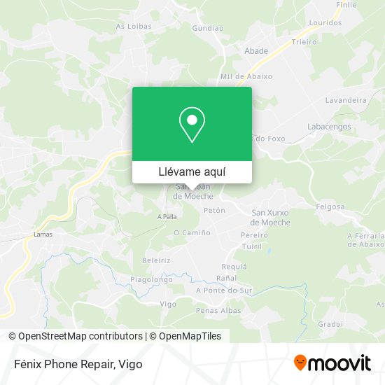 Mapa Fénix Phone Repair