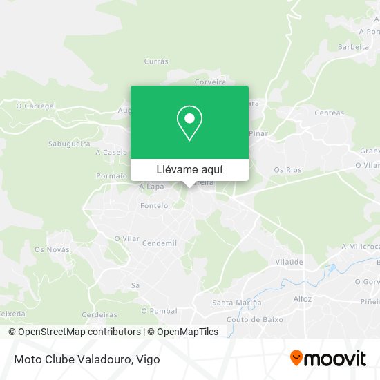 Mapa Moto Clube Valadouro