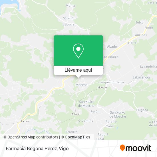 Mapa Farmacia Begona Pérez