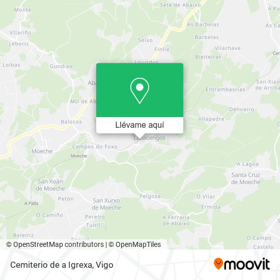 Mapa Cemiterio de a Igrexa