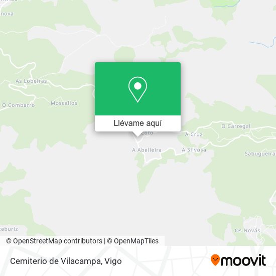 Mapa Cemiterio de Vilacampa