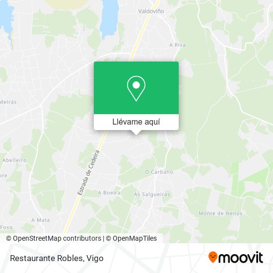 Mapa Restaurante Robles