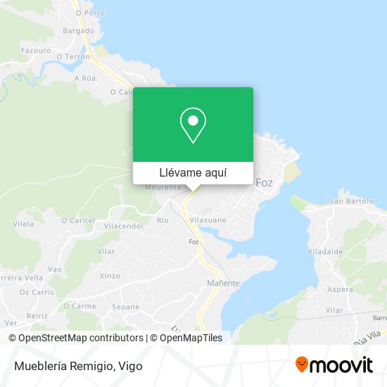 Mapa Mueblería Remigio