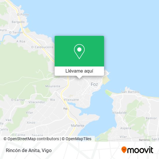 Mapa Rincón de Anita
