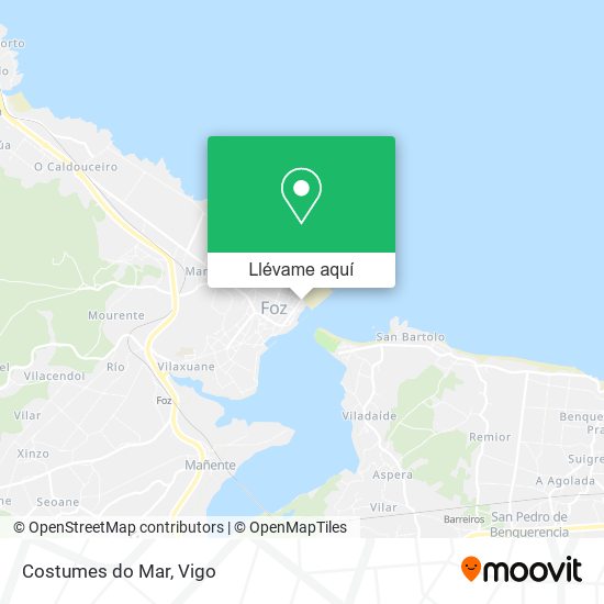 Mapa Costumes do Mar