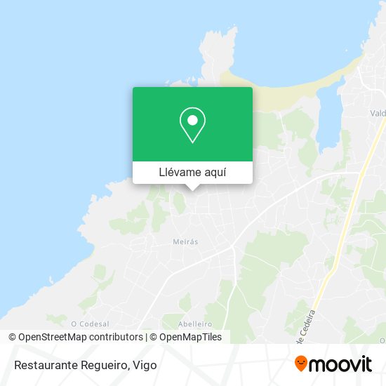 Mapa Restaurante Regueiro