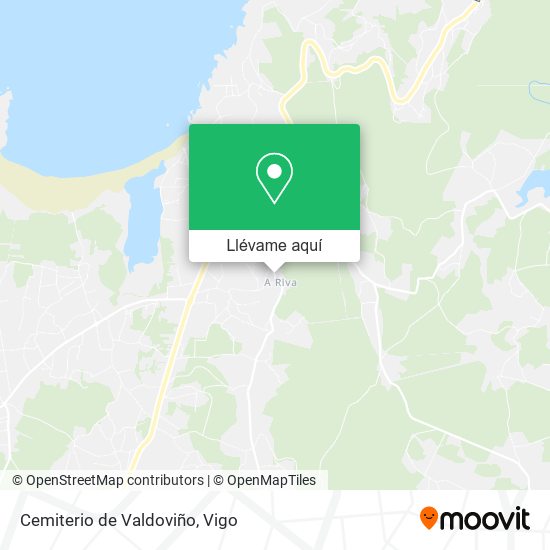 Mapa Cemiterio de Valdoviño