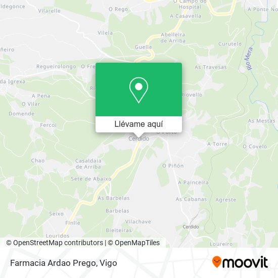 Mapa Farmacia Ardao Prego