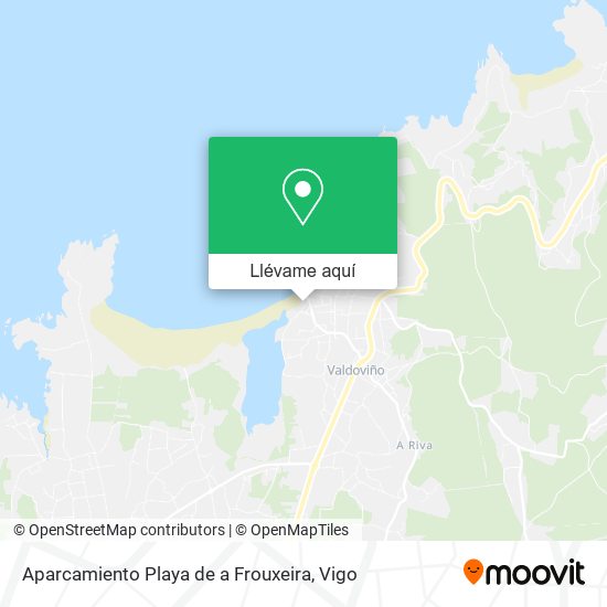 Mapa Aparcamiento Playa de a Frouxeira